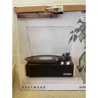Victrola Eastwood 3-Speed Bluetooth Turntable Built-in Speakers and Dust Cover