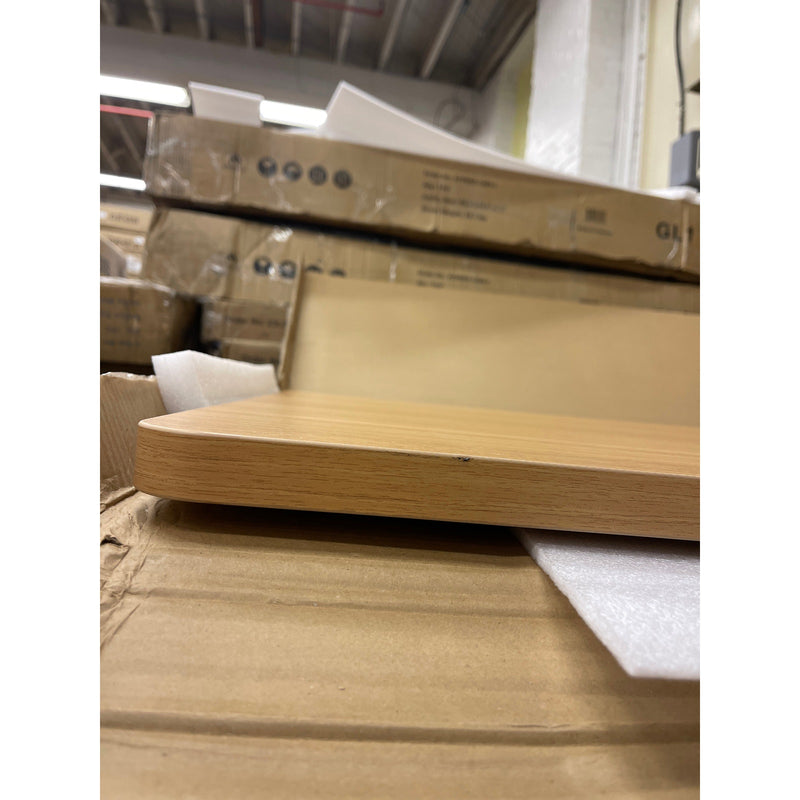 FLEXISPOT Desk Top ONLY No Frame 48" x 30" x 1" LIGHT BROWN WOOD SEE DETAILS