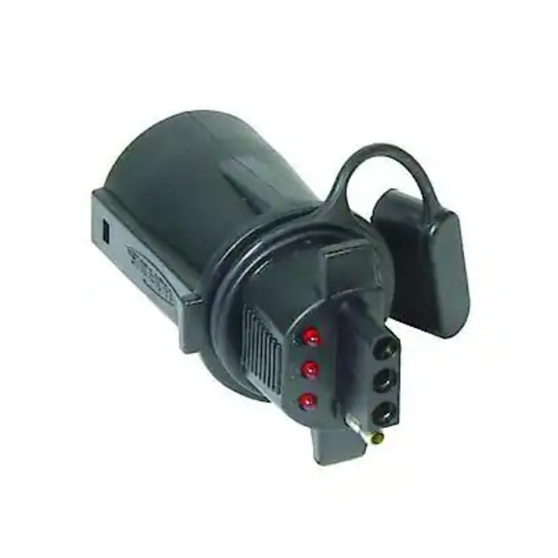 Hopkins 47345, LED Test 7 Blade to 4 Flat Towing Adapter, Trailer Accessories