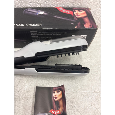 2-in-1 Women's Hair Clipper, Automatic Split End Remover, Rechargeable, Gray