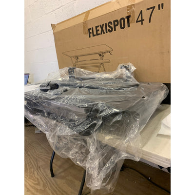 FlexiSpot Standing Desk 47" Computer Riser w Keyboard Tray BLACK M3B SEE DETAILS