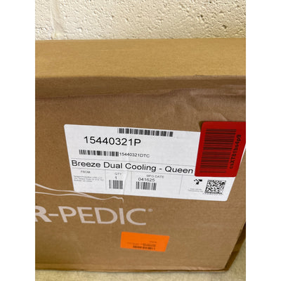 Tempur-Pedic TEMPUR-Cloud Dual Cooling Pillow, Queen, White 27 x 19 x 6.4 Inches