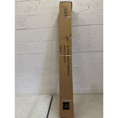 EliteShade Patio Market Umbrella (9ft wide) with 3-Tier Ventilation - Navy Blue