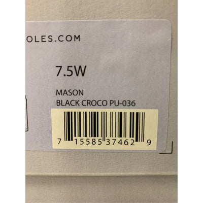 Aerosoles Shoes Mason Mule Women's Pump Black Faux Leather Size 7.5 Wide