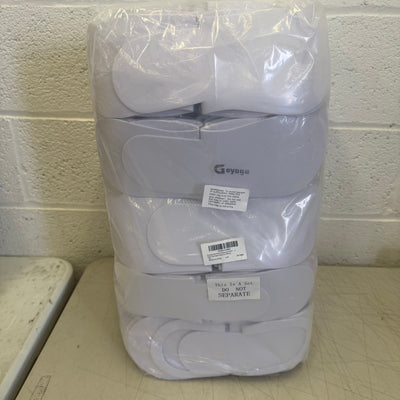 240-Pairs Geyoga Disposable Foam Pedicure Slippers, Spa Sandals- White