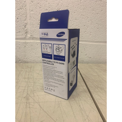 PlayStation 5 Dual Charging Dock, Double Type-C for PS5, Trudin, White, NEW