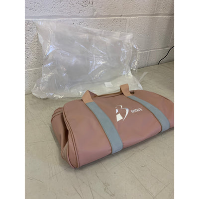 BOYATU Weekender Bag for Women Travel Duffel Bag Gym Bag w Shoulder Strap PINK