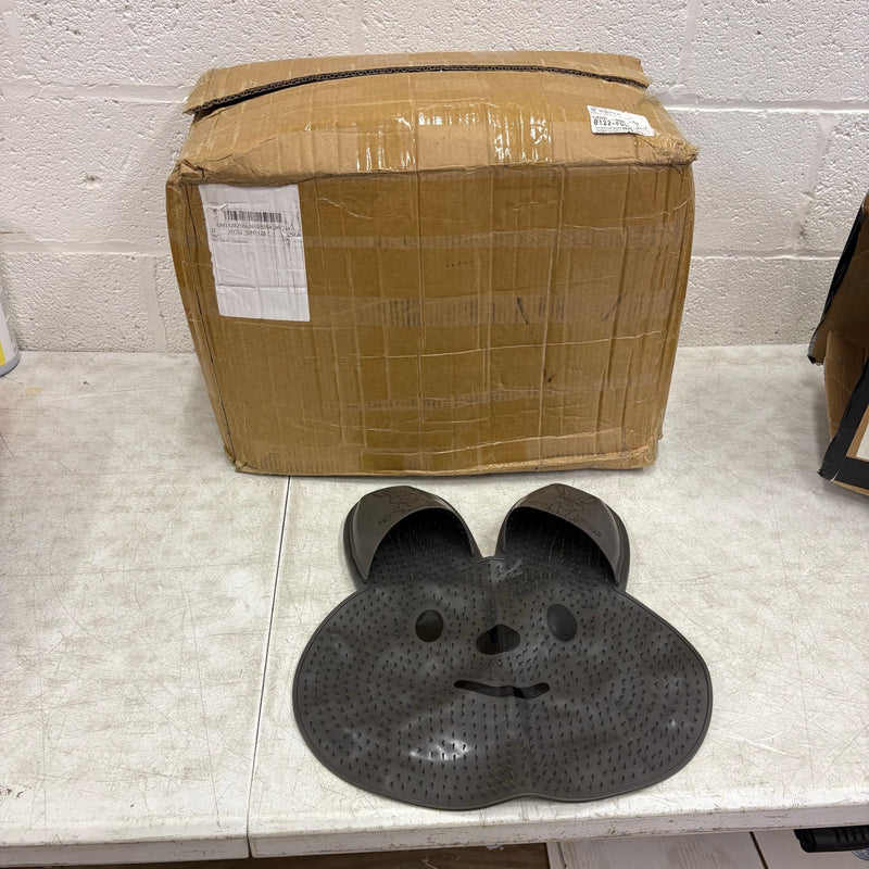 LOT-OF-50 Silicone  Bathroom Mat Rabbit-Shaped Anti-Slip Foot Cleaner- Gray