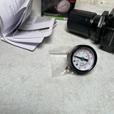 Husky 3/8 in. High Performance Air Regulator, 0-150 PSI 1003211355