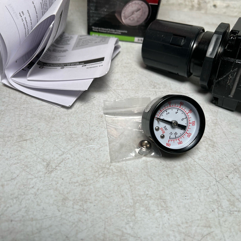 Husky 3/8 in. High Performance Air Regulator, 0-150 PSI 1003211355