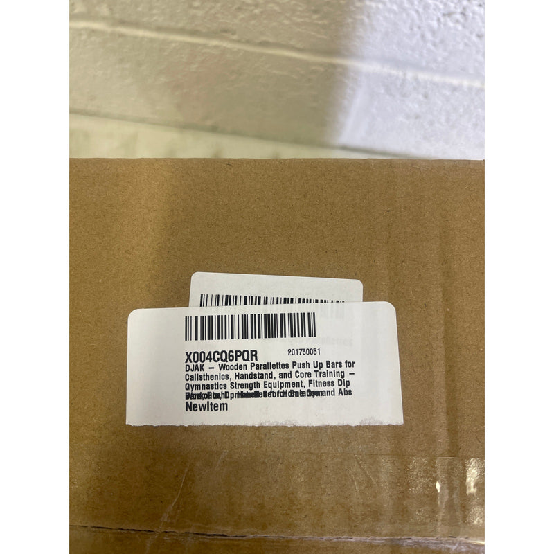 Wooden Parallettes Push Up Bars for Calisthenics, Handstand, and Core Training