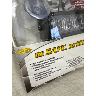 ProStrobe Rocky 4 Pro Plug and Play Windshield Mount Safety Strobe Light - Amber