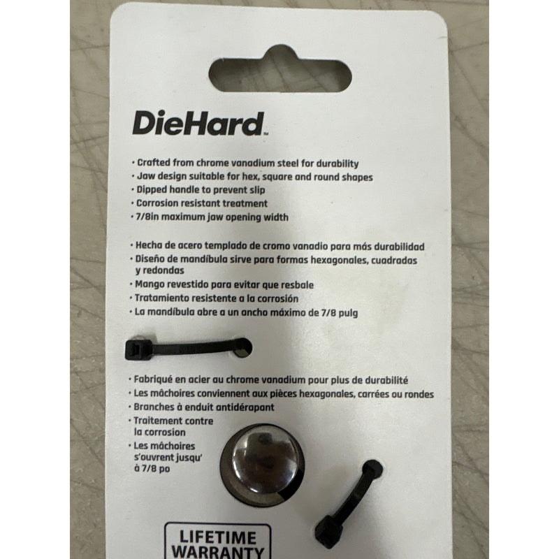 DieHard 10" Parrot Jaw Pliers 7/8" Maximum Opening, Chrome Vanadium - DHP55305