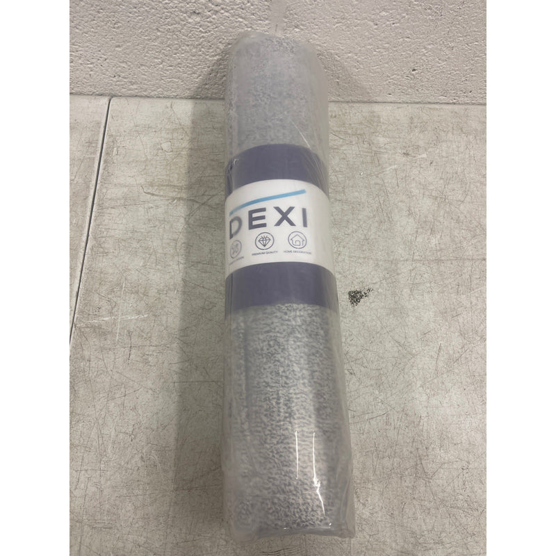 Set-of-2 DEXI Kitchen Rugs and Floor Mats Non Slip Washable 17"x30"+17"x60" Grey