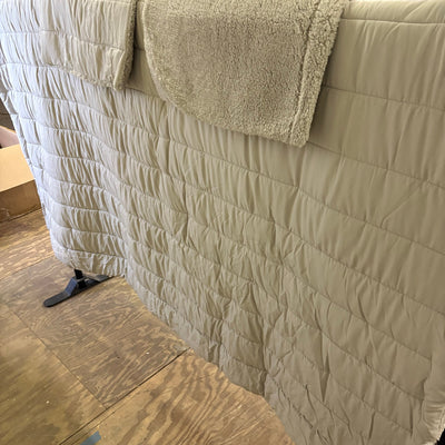 Koolaburra by UGG Queen Comforter Set, 2 Pillow Shams, Dual Sided, Beige