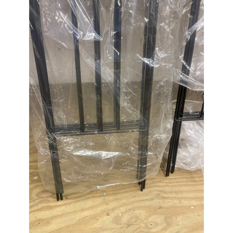 SCENDOR 6-Pack Garden Trellis for Vines and Climbing Plants Outdoor - Black