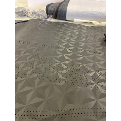 OUMANNI Seat Covers Universal Fit Breathable Suede 2 Front Seat/Headrest Black