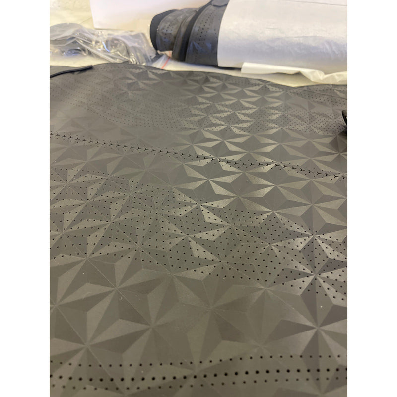 OUMANNI Seat Covers Universal Fit Breathable Suede 2 Front Seat/Headrest Black