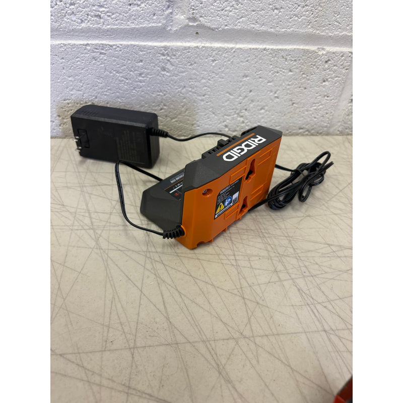 RIDGID 18V Lithium-Ion Charger, Compatible w all RIDGID 18V Tools and Batteries
