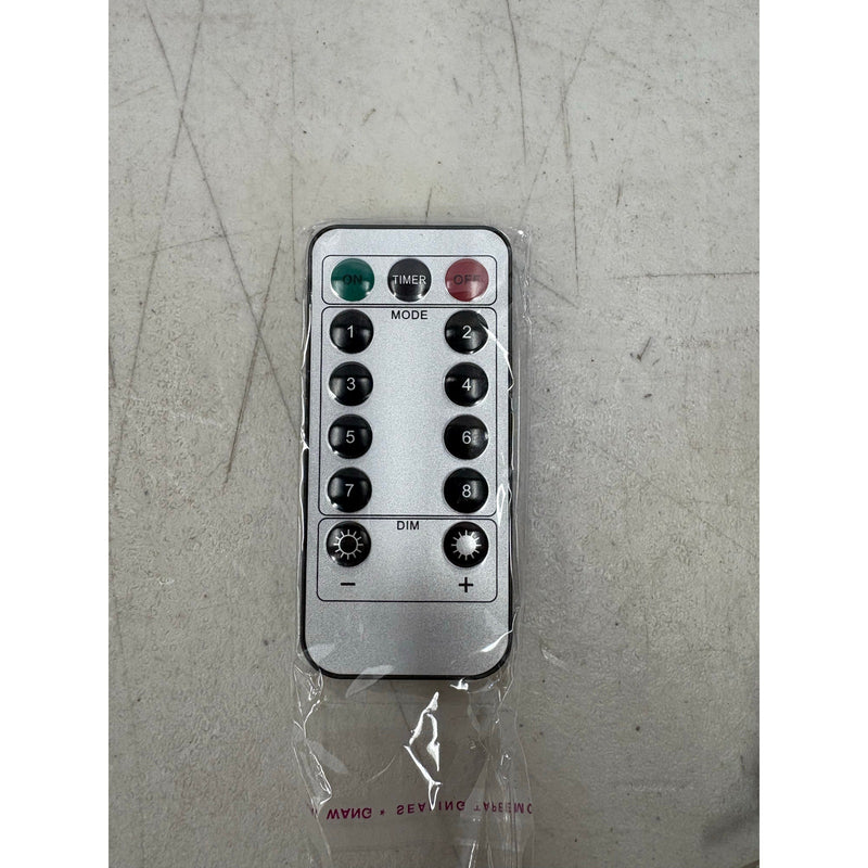 LYUBASA - Paquete de 5 luces navideñas enchufables con forma de copo de nieve para exteriores con temporizador