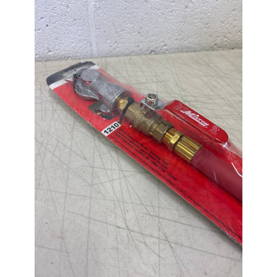 Milton 1210 Semitrailer Air Brake Testing Tool Ball Valve Shutoff Cushioned Grip