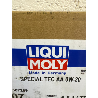 PACK-OF-6 LIQUI MOLY Special Tec AA 0W-20 Motor Oil, 1L Each,  2207