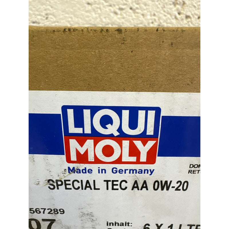 PACK-OF-6 LIQUI MOLY Special Tec AA 0W-20 Motor Oil, 1L Each,  2207