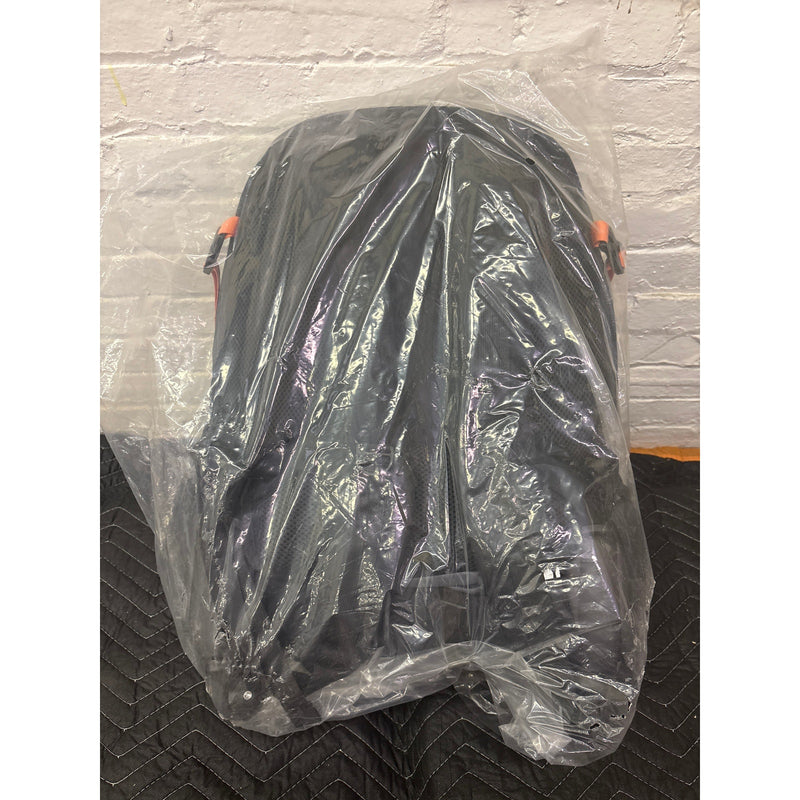 Aoking 22" Travel Backpack with Wheels & Handle - Black with Orange SLN67056-1