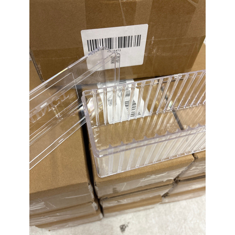 12-Pack Mingt Clear Plastic Coin Storage Box Case 8.5”x2.7”x3.8” 20 Coin Slots