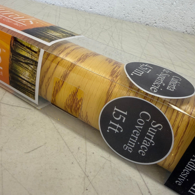 Con-Tact Naturals Heavy Duty Self-Adhesive Surface Covering, 24in x 15ft - Wood