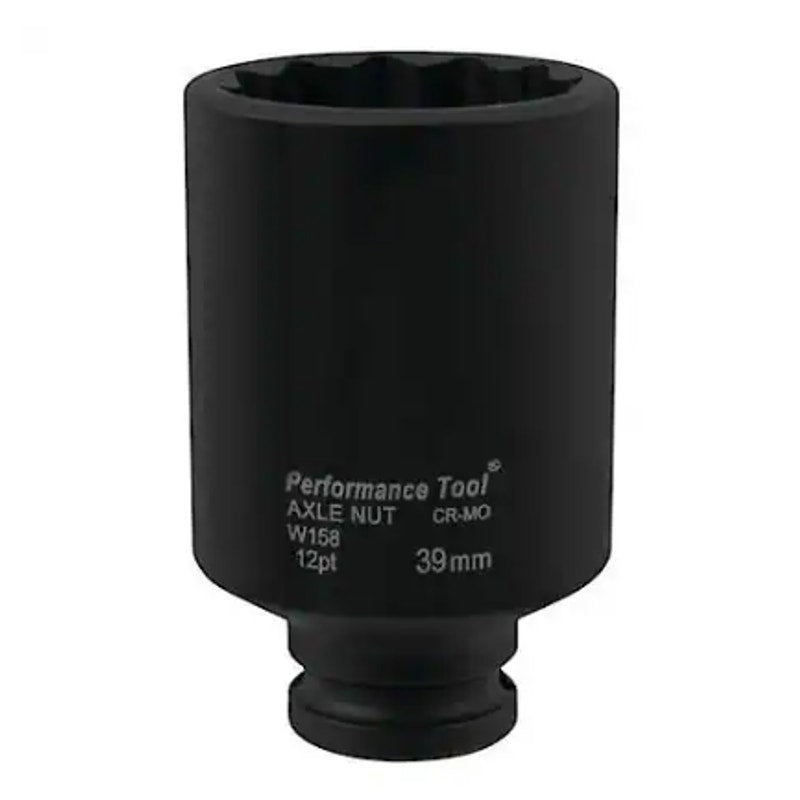 Performance Tool Toyota Axle Nut Socket (39mm, 12-Point)