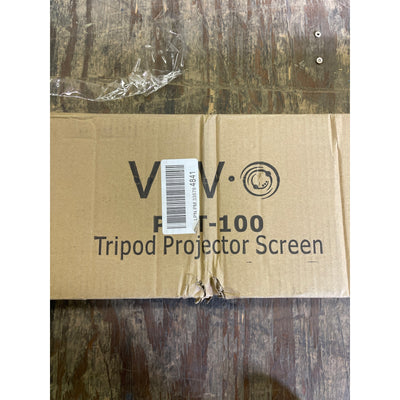 VIVO 100" Portable Indoor Outdoor Projector Screen Pull Up Tripod, PS-T-100