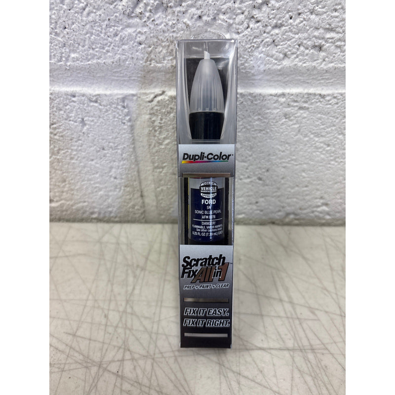 Duplicolor All-in-1 Touch Up Paint Pen Sonic Blue Pearl Ford SN, AFM0378 0.25 oz