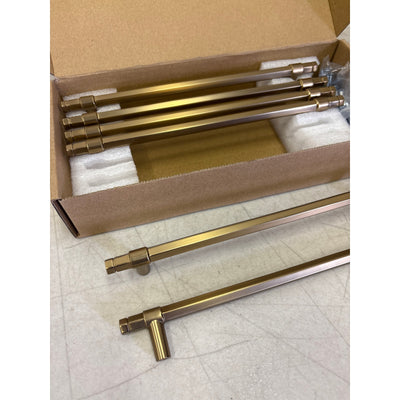 6-Pack Goo-Ki 7-1/2" Hole Center Cabinet Pulls Dark Champagne Bronze, Hardware