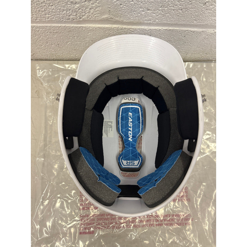 Easton Z5 2.0 Helmet Matte White Size Senior 7-1/8" - 7-1/2", Baseball Helmet