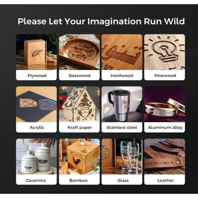 Longer RAY5 Laser Engraver, Laser Engraver 10W Engraving Area 15.75"x15.75"