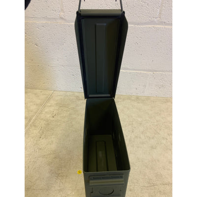 Metal Ammo Storage Box - .30 Cal Green Locking Steel Ammo Can 17 M19A1 Green