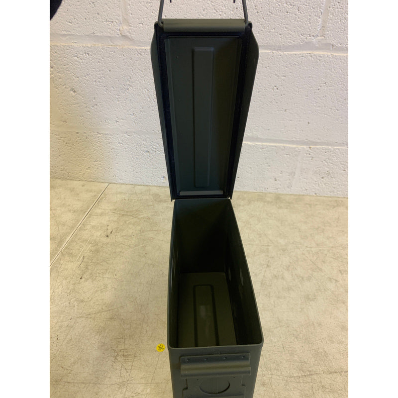 Metal Ammo Storage Box - .30 Cal Green Locking Steel Ammo Can 17 M19A1 Green