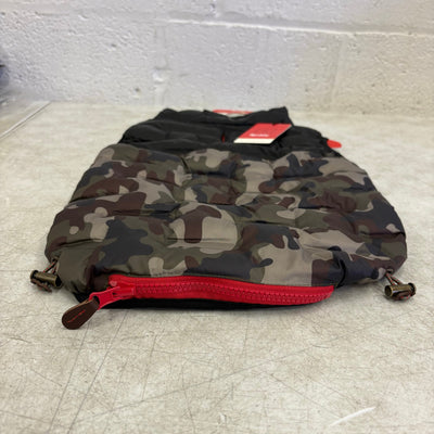 Dog Lightweight Reflective Puffer Vest Camouflage Navy, Reddy Size L For 17"-19"