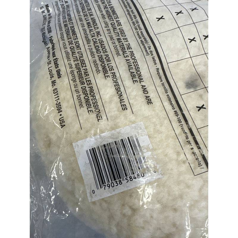 S.M. Arnold Double-Sided Compounding & Buffing Pad, 8" Diameter 58-480