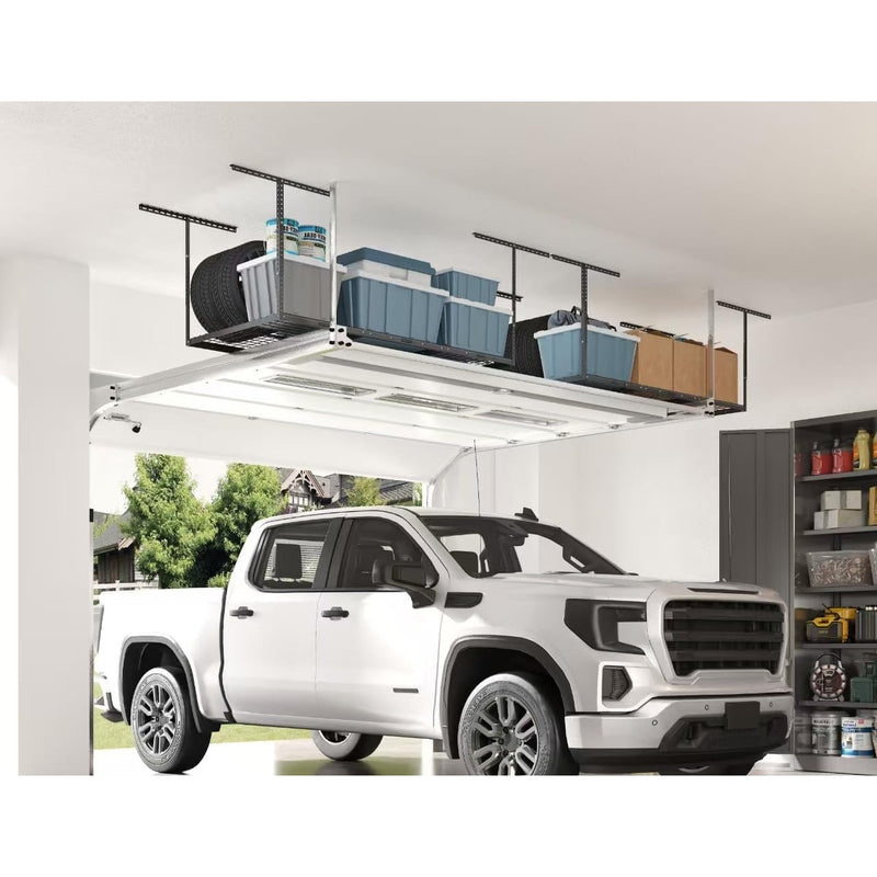 FLEXIMOUNTS  Overhead Garage Storage Adjustable Ceiling Rack 3x6 SEE DETAILS