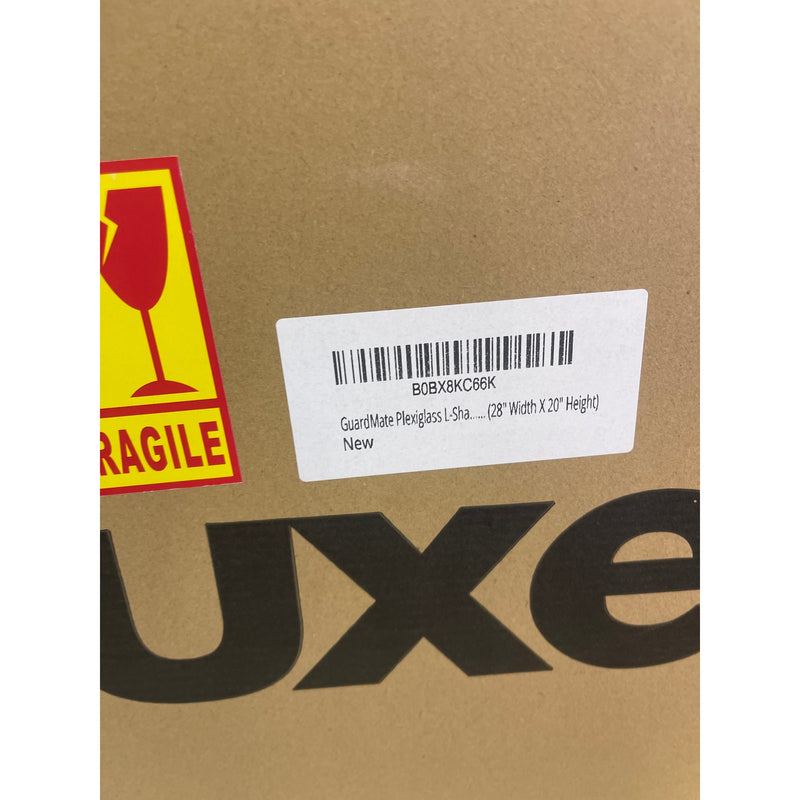 Guardmate Monthly Calendar Acrylic Dry-Erase Board 28" x 20" Wall-Mount &Markers