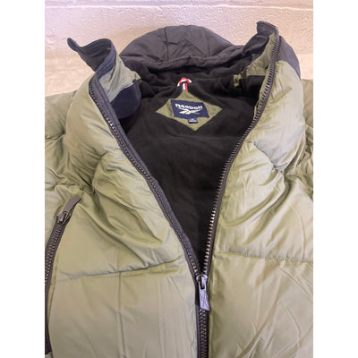 Reebok Men's Winter Jacket Varsity Green/Black Full Zip Up OMRB1038 - Large