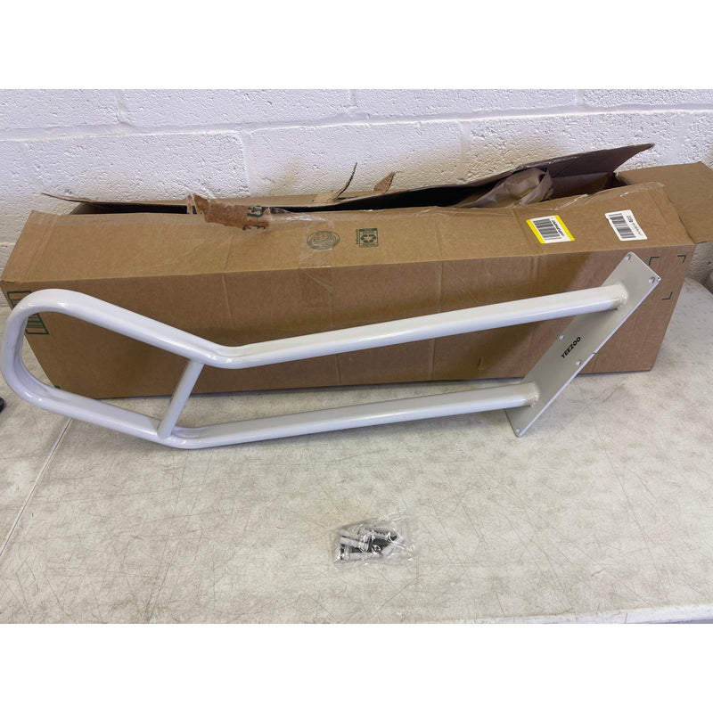 Yeezoo Outdoor Handrail Wall Mount, Garage Railing with Polished White Finished