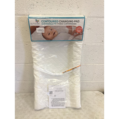 Summer Infant Contoured Changing Pad 32 x 16 inches with Safety Buckle - White