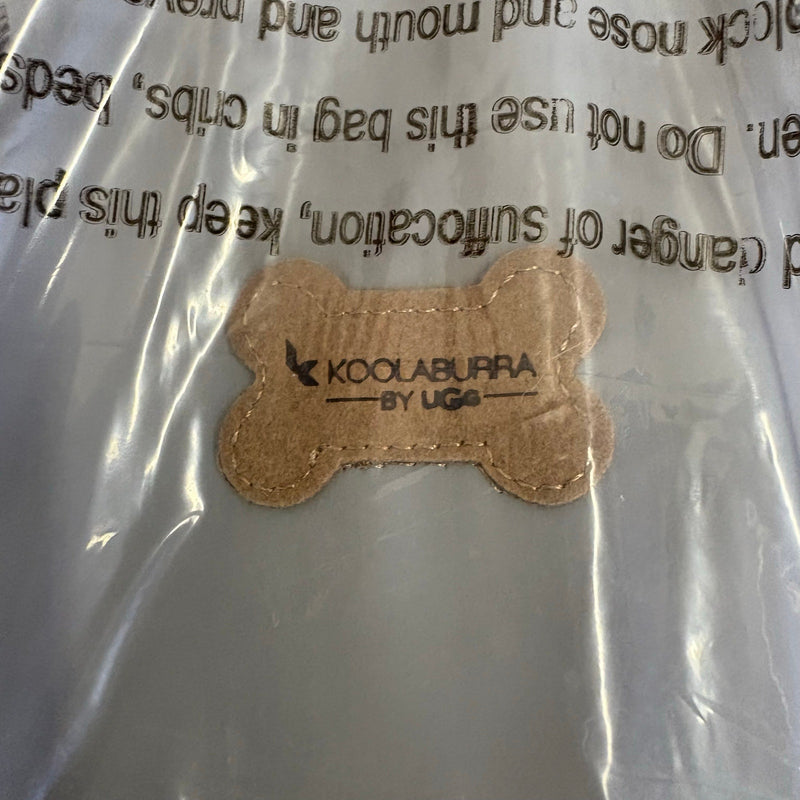 Koolaburra by UGG Pet Reversible Raincoat w Hood, Dog 15-16" Collar, Gray Medium