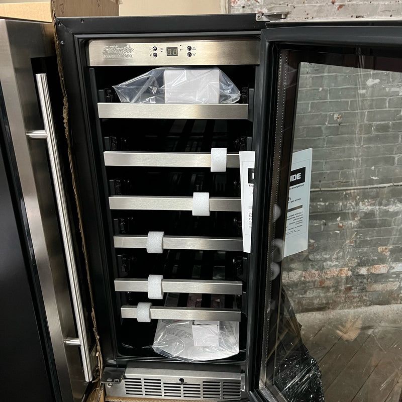 Danby Upright Wine Cooler, 28 Bottle 3.1 cuft, Built-In 15-In, Ding / Dent