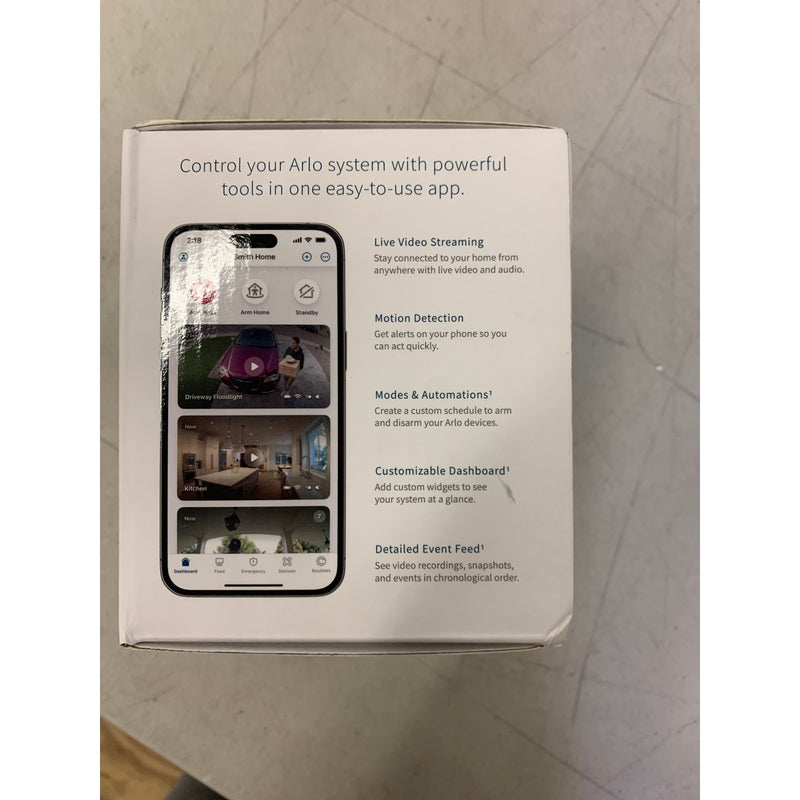 Arlo  Security Camera Essential 2nd Gen Wireless Black & White