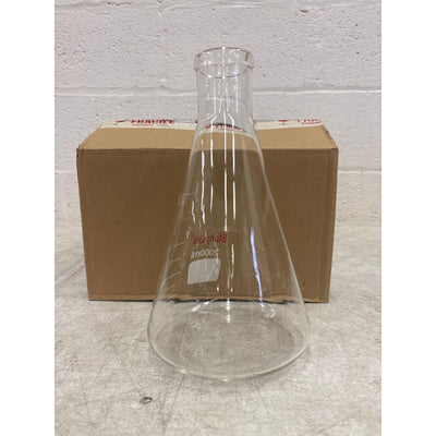 Stonylab Narrow Mouth Erlenmeyer Flask 2000 ml, Science Class Borosilicate Glass