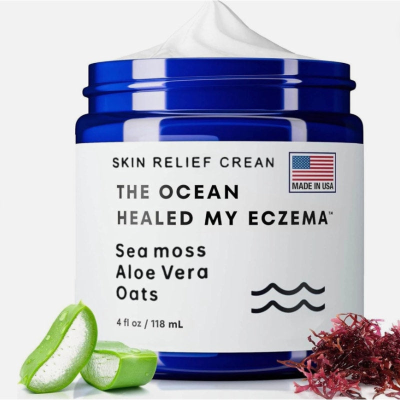 The Ocean Healed My Eczema Soothing Cream for Sensitive / Dry Skin 4oz / 118 ml